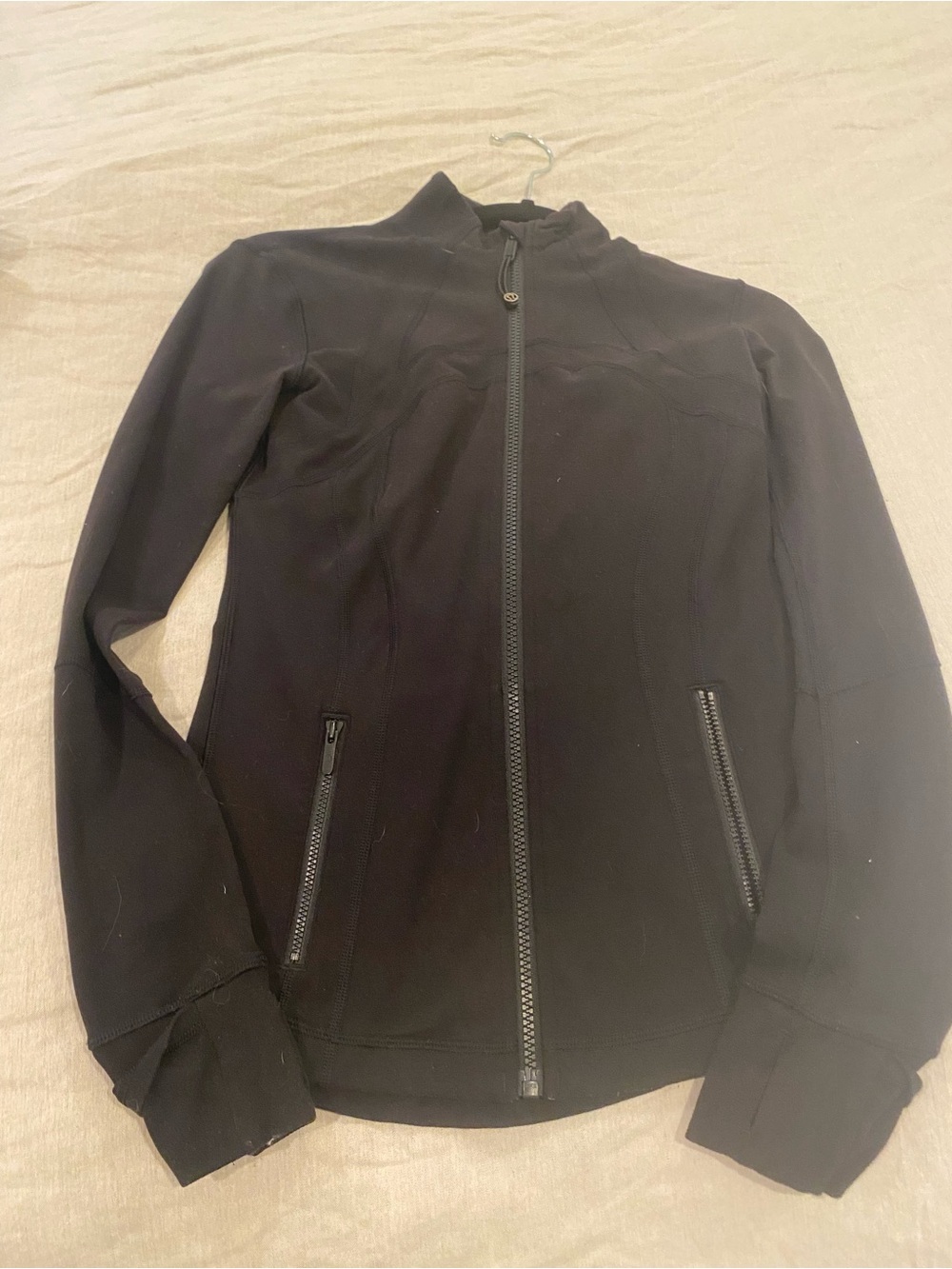 lululemon athletica Black Full-Zip Lightweight Jacket